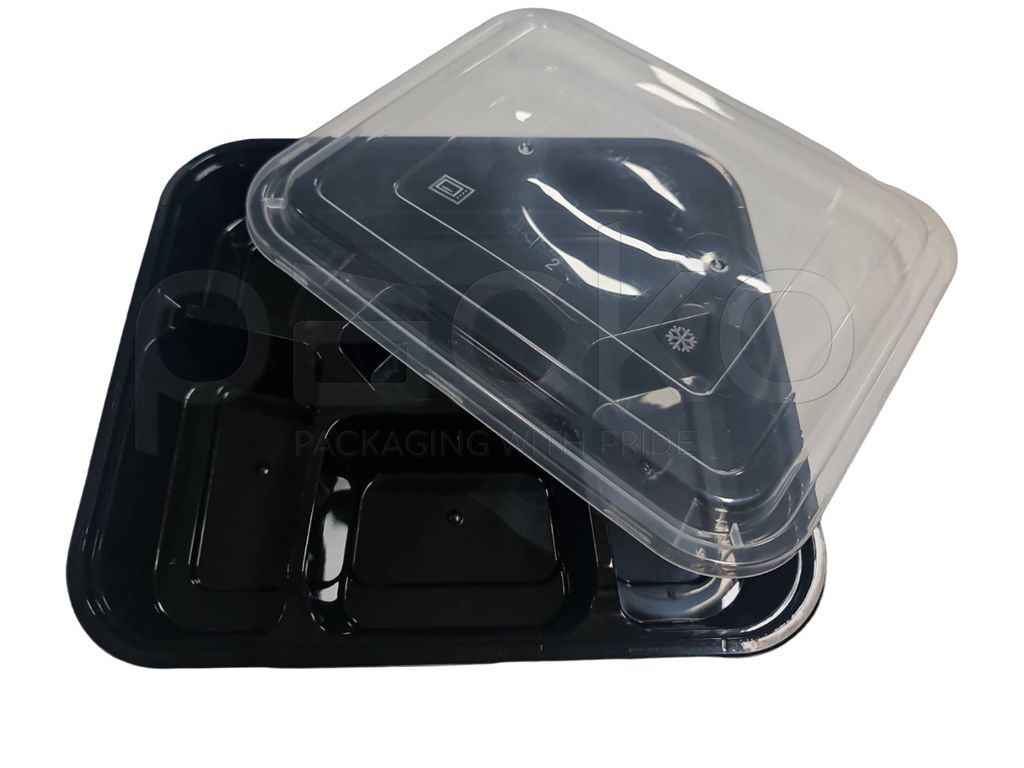 กล่อง 5 ช่อง 1000 ml. สีดำ