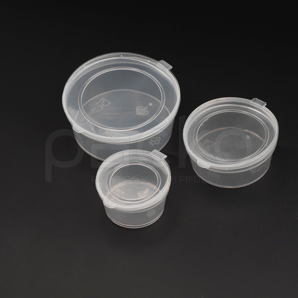 ถ้วยน้ำจิ้มพรีเมียม 4 ออนซ์ (4 Oz.) ฝาติด