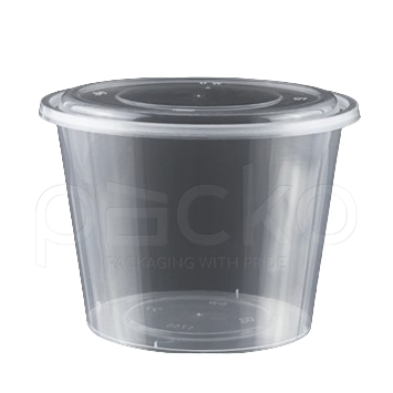 กล่องกลม 2500 ml. สีใส (ทรงสูง)