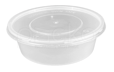 กล่องกลมใส่ 300 ml. (ใส)