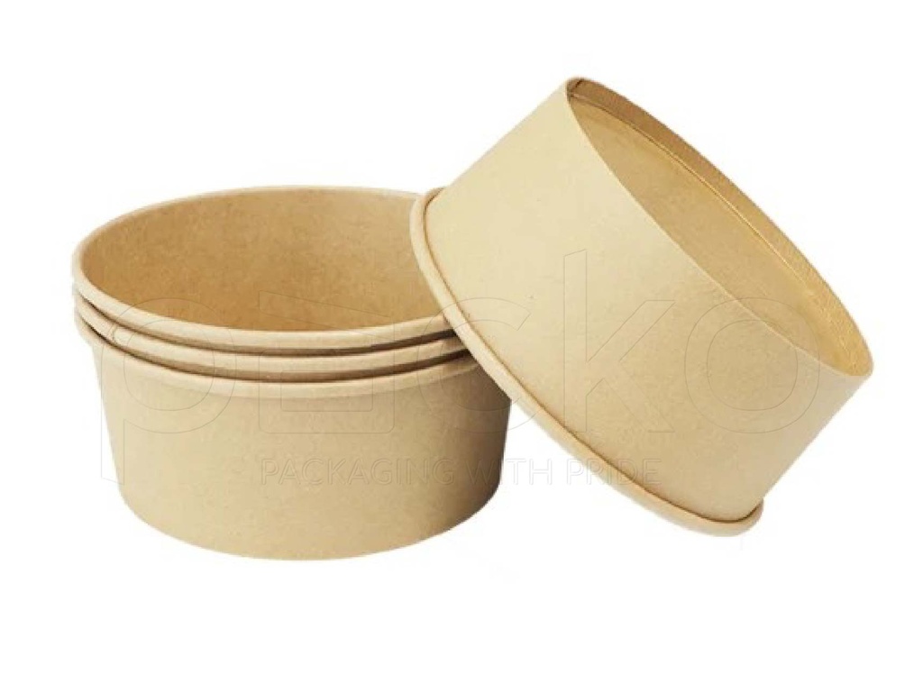 ถ้วยกระดาษคราฟท์ ขนาด 750มล.