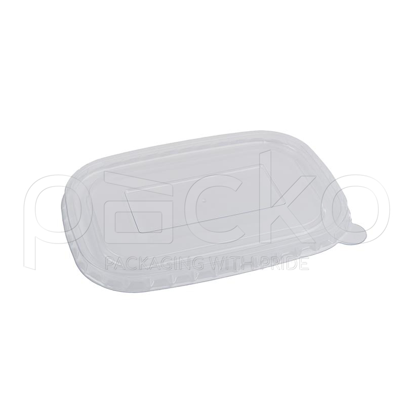 กล่องกระดาษคราฟท์ทรงรี Premium ขนาด 750 ml. พร้อมฝา PP