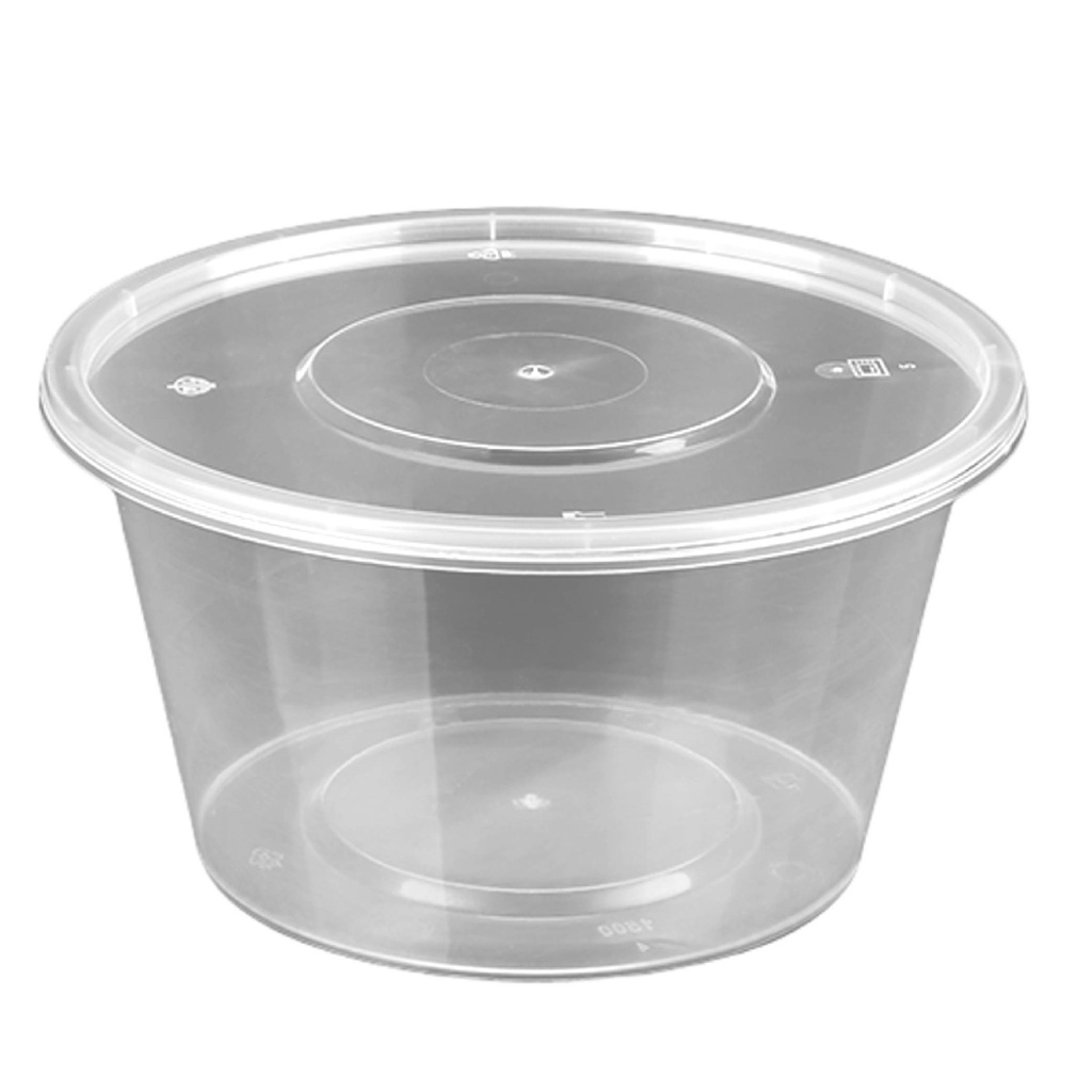 กล่องทรงกลม 1750 ml. (ใส)