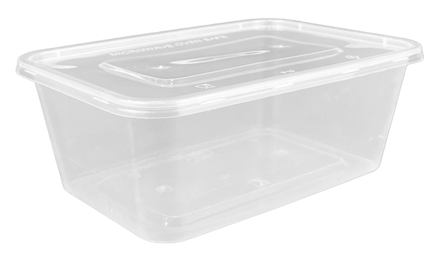 กล่องอาหาร Save ขนาด 1000มล. สีใส