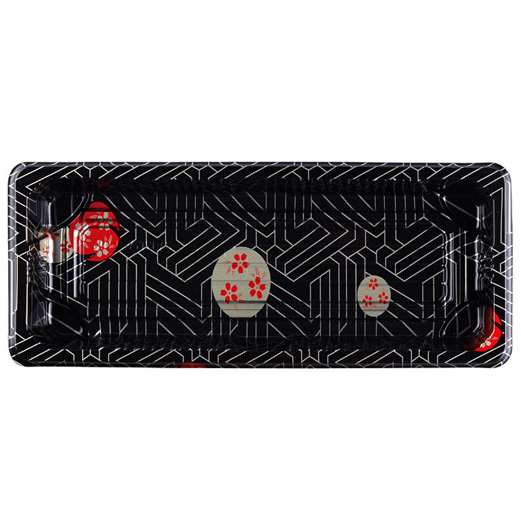 ถาดซูชิ ขนาด 22 x 9 x 2.3 cm. ซากุระ