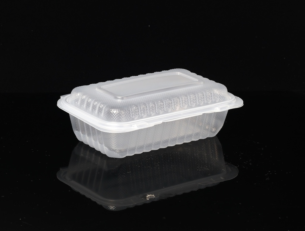 กล่องใส่อาหารฝาติด ขนาด 750มล. สีใส