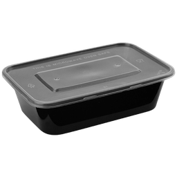 [Save-F650B] กล่องอาหาร Save ขนาด 650มล. สีดำ